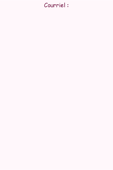 Zone de Texte: Courriel : 